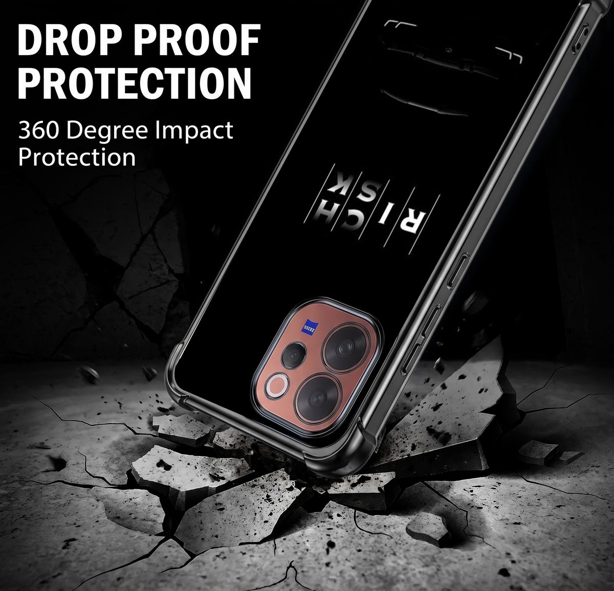 Vivo V70 5G Midnight Risk Airbags Printed Back Case