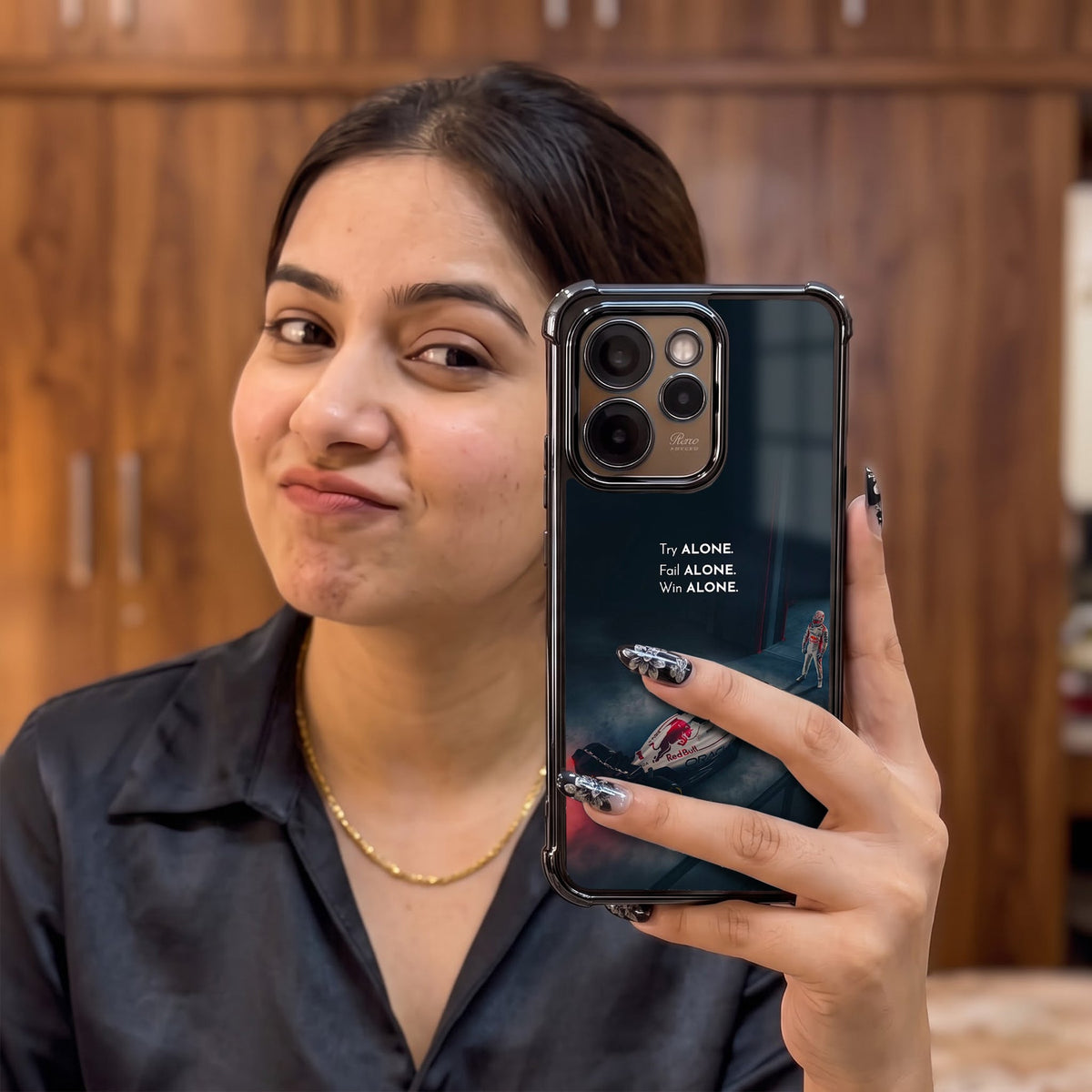 Oppo Reno 15 Pro Mini 5G F1 Alone Airbags Printed Back Case