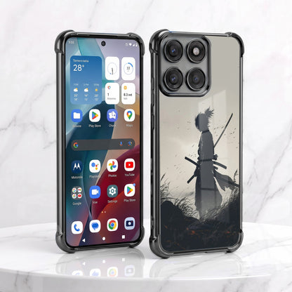 Motorola Edge 60 Pro 5G Shadow Samurai Airbags Printed Back Case
