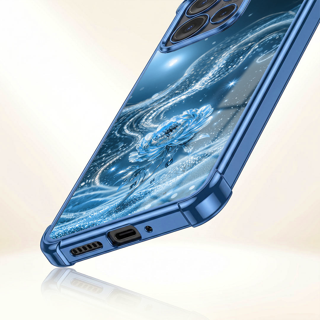 Motorola Edge 50 Neo 5G Blue Rose Airbags Printed Back Case