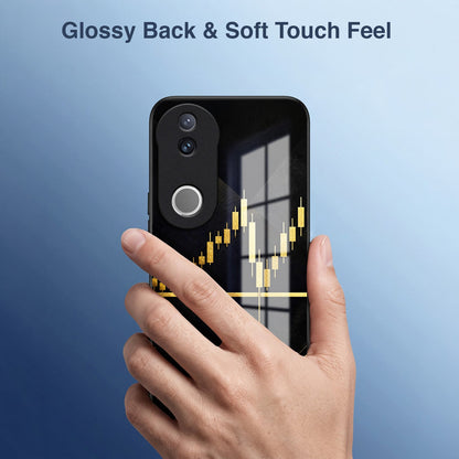 Vivo V50 5G Trading Candles Acrylic Glass Back Case