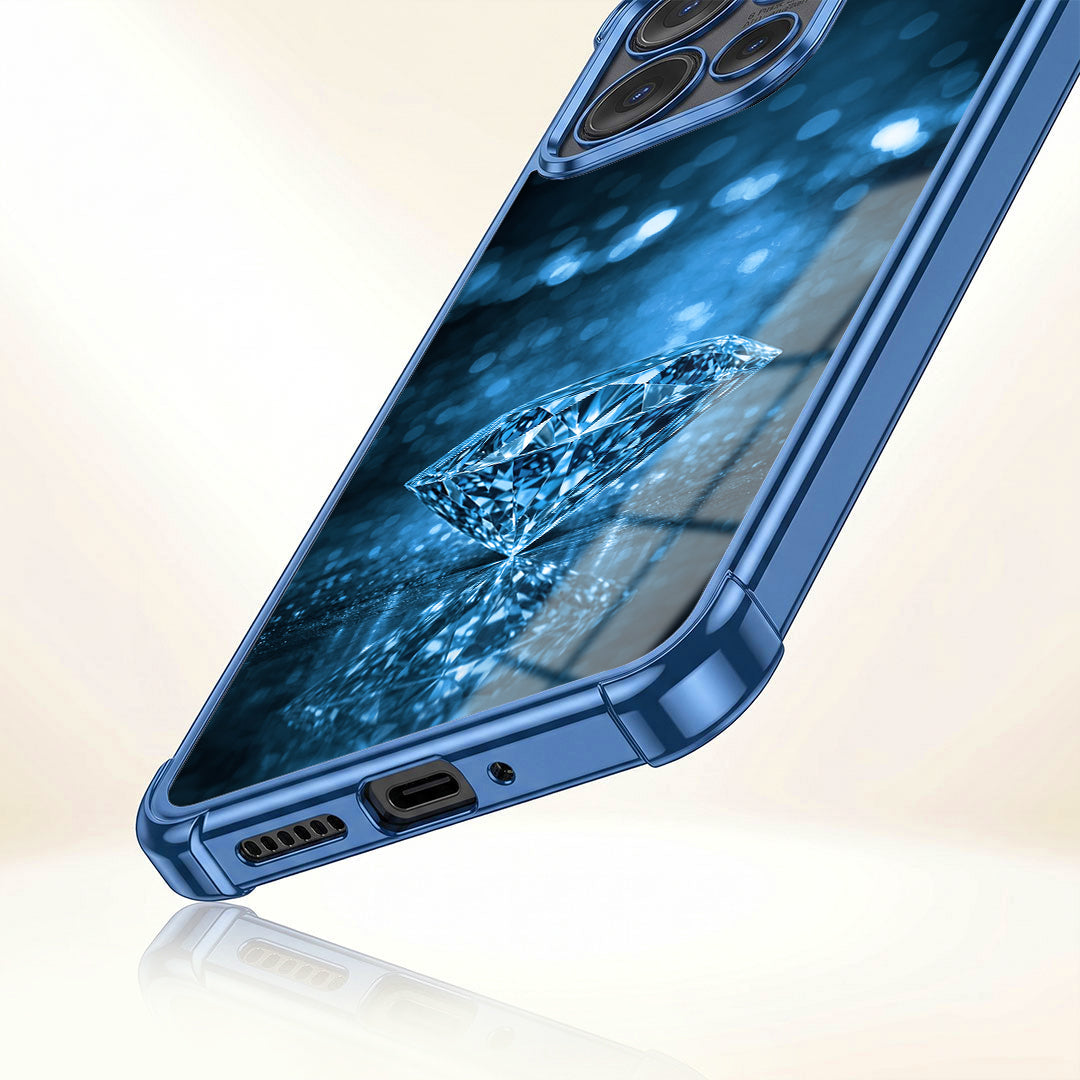 Motorola Edge 50 Neo 5G Blue Diamond Airbags Printed Back Case