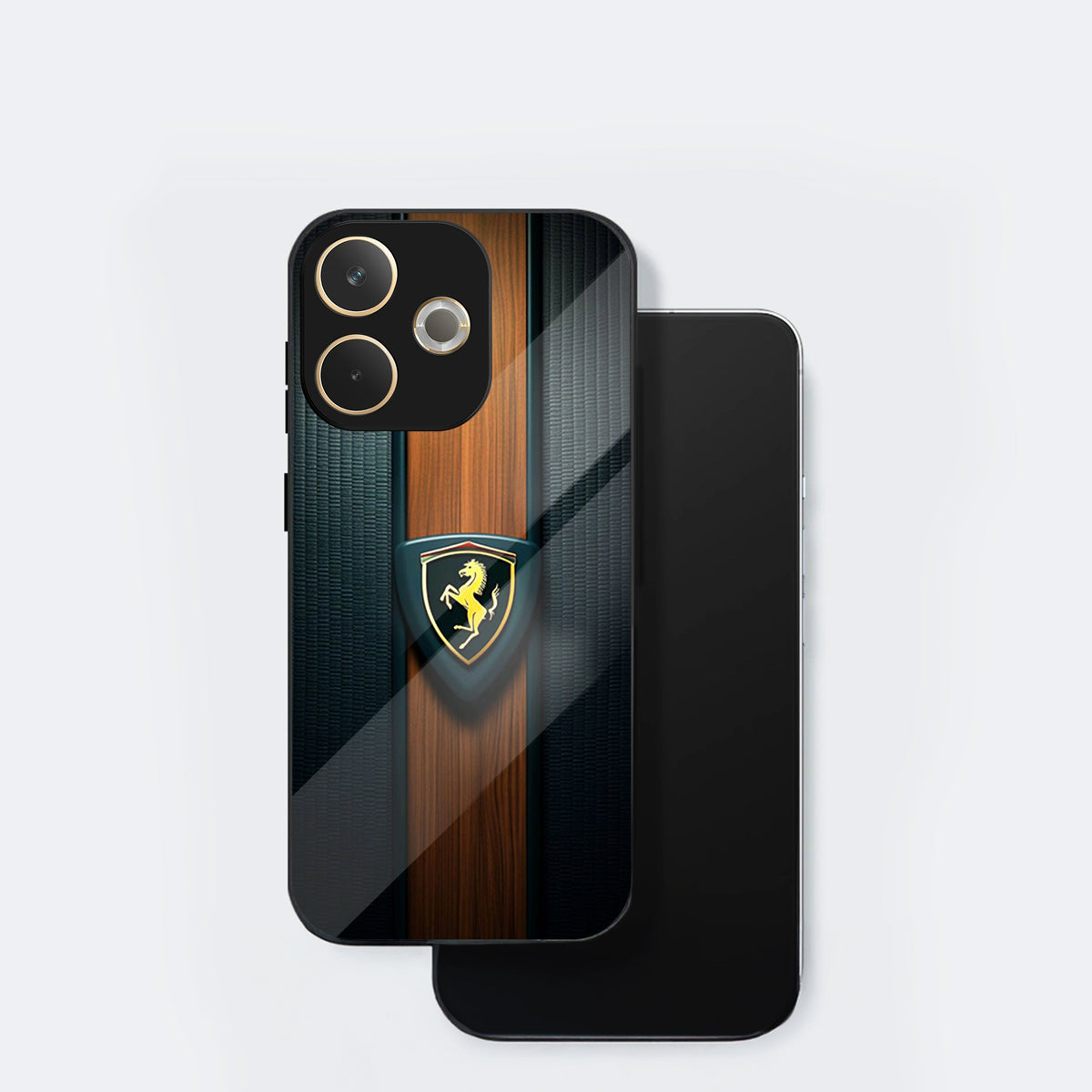 Oppo A5 Pro 5G Premium Acrylic Shockproof Glass Back Case (Royal Roadster)