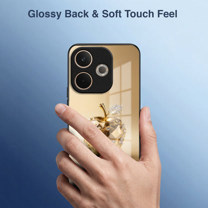 Oppo A5 Pro 5G Golden Apple Acrylic Glass Back Case