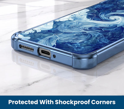 Vivo V60 5G Ocean Swirl Airbags Printed Back Case