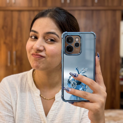 Oppo Reno 15 Pro Mini 5G Blue Apple Airbags Printed Back Case
