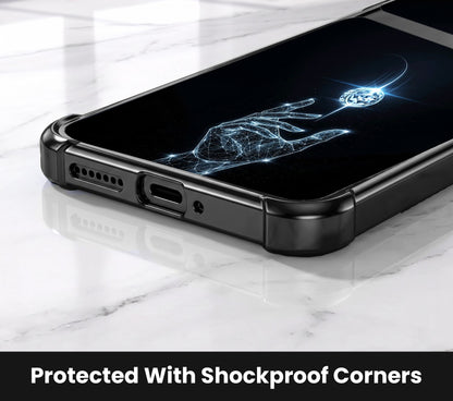 Motorola Edge 60 Pro 5G Cosmic Energy Dual-Tone Transparent Airbags Case