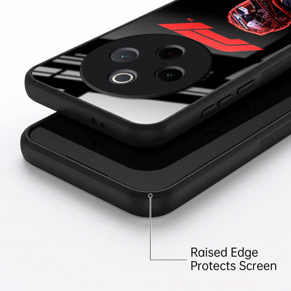 Vivo T4 5G F1 Racing Car Driver Acrylic Glass Back Case