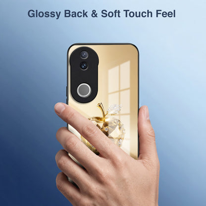 Vivo V50 5G Golden Apple Acrylic Glass Back Case