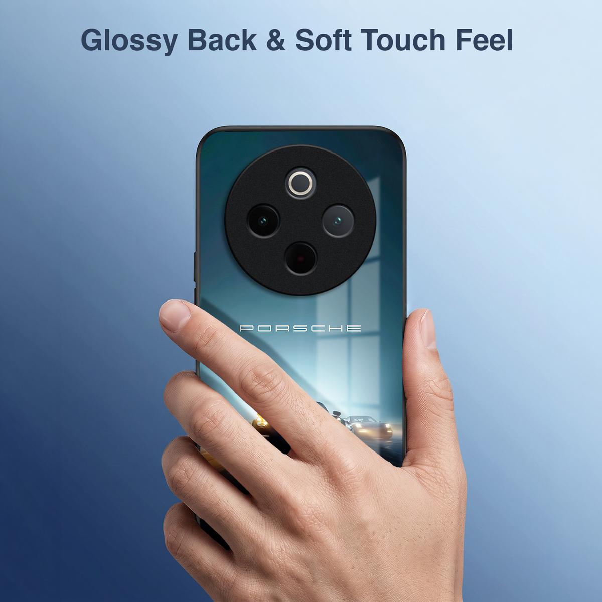 Vivo T4 5G Porsche Acrylic Glass Back Case