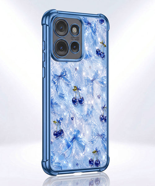 Motorola Edge 50 Neo 5G Blue Cherry Airbags Printed Back Case