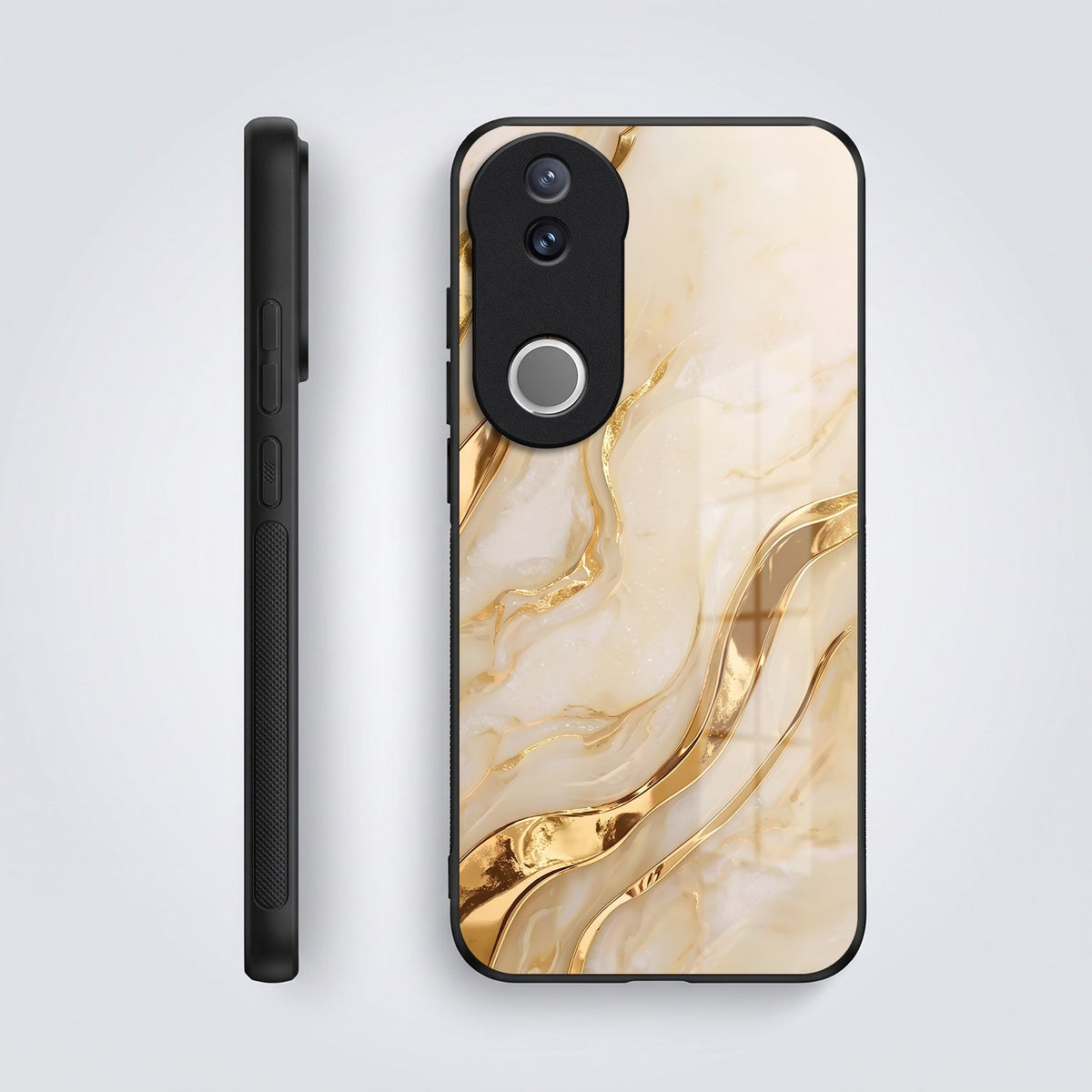 Vivo V50 5G Marvel Texture Acrylic Glass Back Case