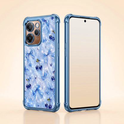 Oppo Reno 15 Pro Mini 5G Blue Cherry Airbags Printed Back Case