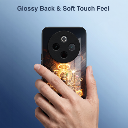 Vivo T4 5G Lord Narasimha Acrylic Glass Back Case