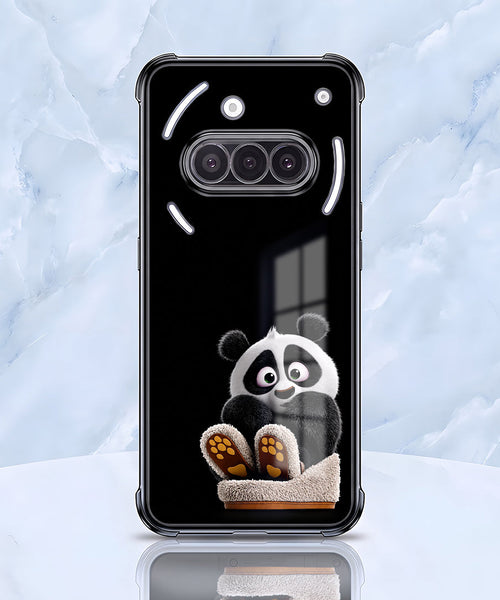 Nothing Phone 3a 5G Cute Panda Airbags Printed Back Case