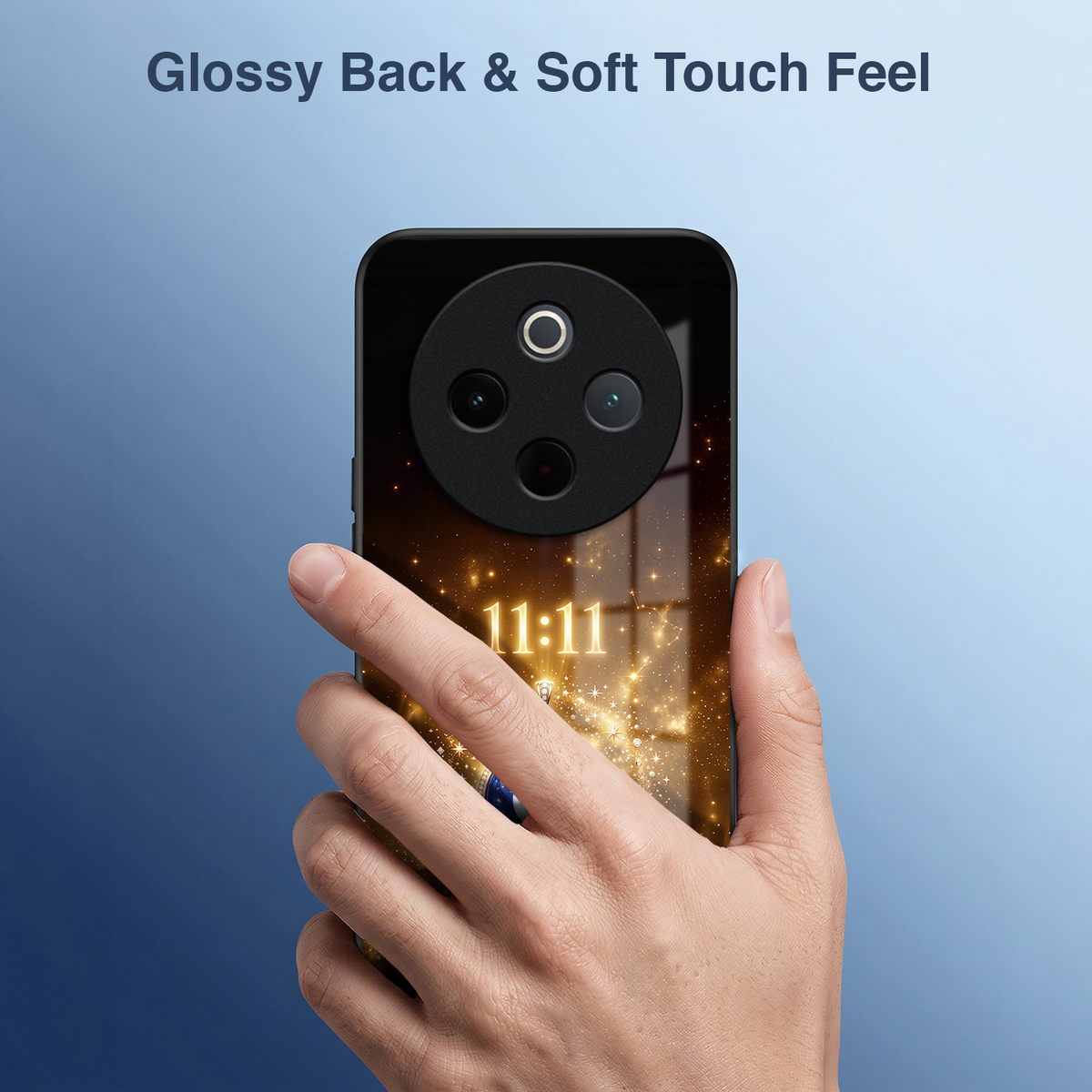 Vivo T4 5G God’s Plan Evil Eye Acrylic Glass Back Case
