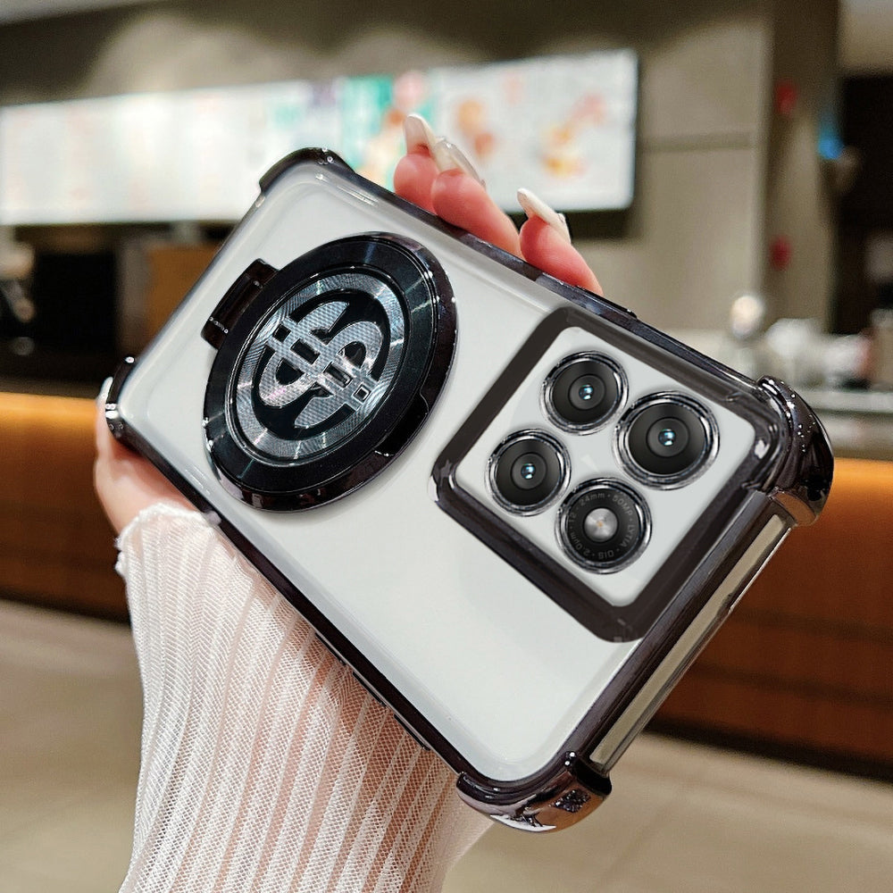 Motorola Edge 50 Pro 5G Four Corner Airbags 100% Original Astro Money Magnet Rotating Dollar Case