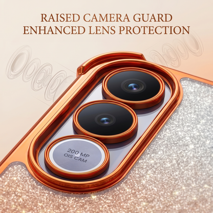 Vivo V70 FE 5G Stress Buster Wheel Rotating Shimmer Airbag Cosmic Orange Case