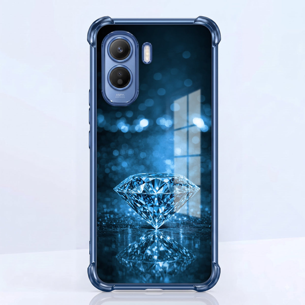 Vivo T5 Pro 5G Blue Diamond Airbags Printed Back Case