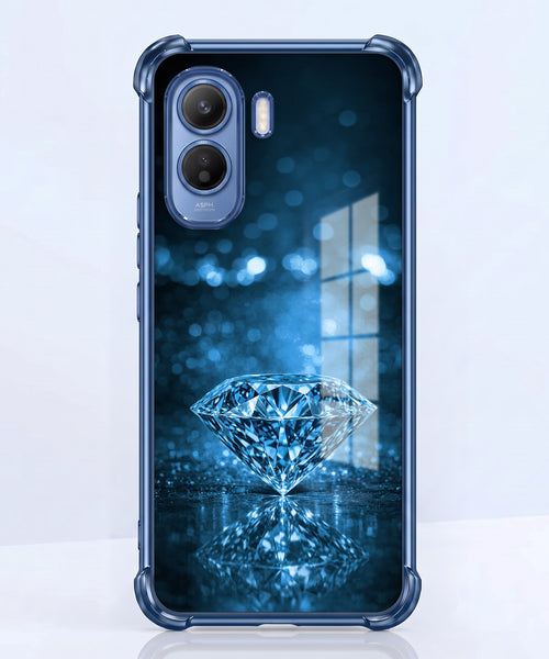 Vivo T5 Pro 5G Blue Diamond Airbags Printed Back Case