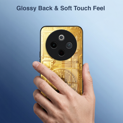 Vivo T4 5G Bitcoin Acrylic Glass Back Case