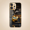 Vivo V70 5G Golden BMW Gold Electroplated Glass Phone Back Case