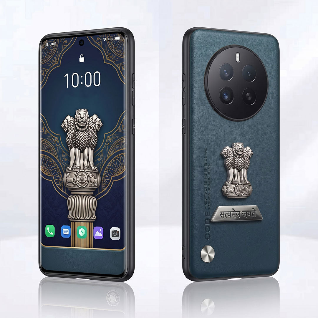 Realme 12 Pro+ 5G Satyamev Jayate 2-in-1 Emblem Vegan Leather Back Case