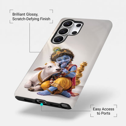 Samsung Galaxy S25 Ultra 5G Bal Krishna Blessings Protective Case