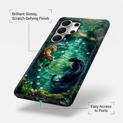 Samsung Galaxy S24 Ultra 5G Tiger & Panther Mystic Protective Case