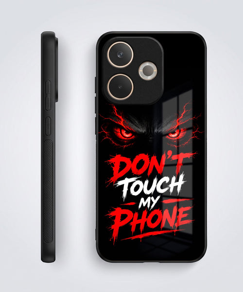 Oppo A5 Pro 5G Don't Touch My Phone Acrylic Glass Back Case