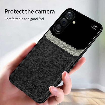 Samsung Galaxy A56 5G Premium Leather Lens Protective Case