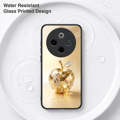 Vivo T4 5G Golden Apple Acrylic Glass Back Case