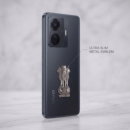 OPPO F29 Pro 5G Compatible Satyamev Jayate 3D Metal Emblem Sticker