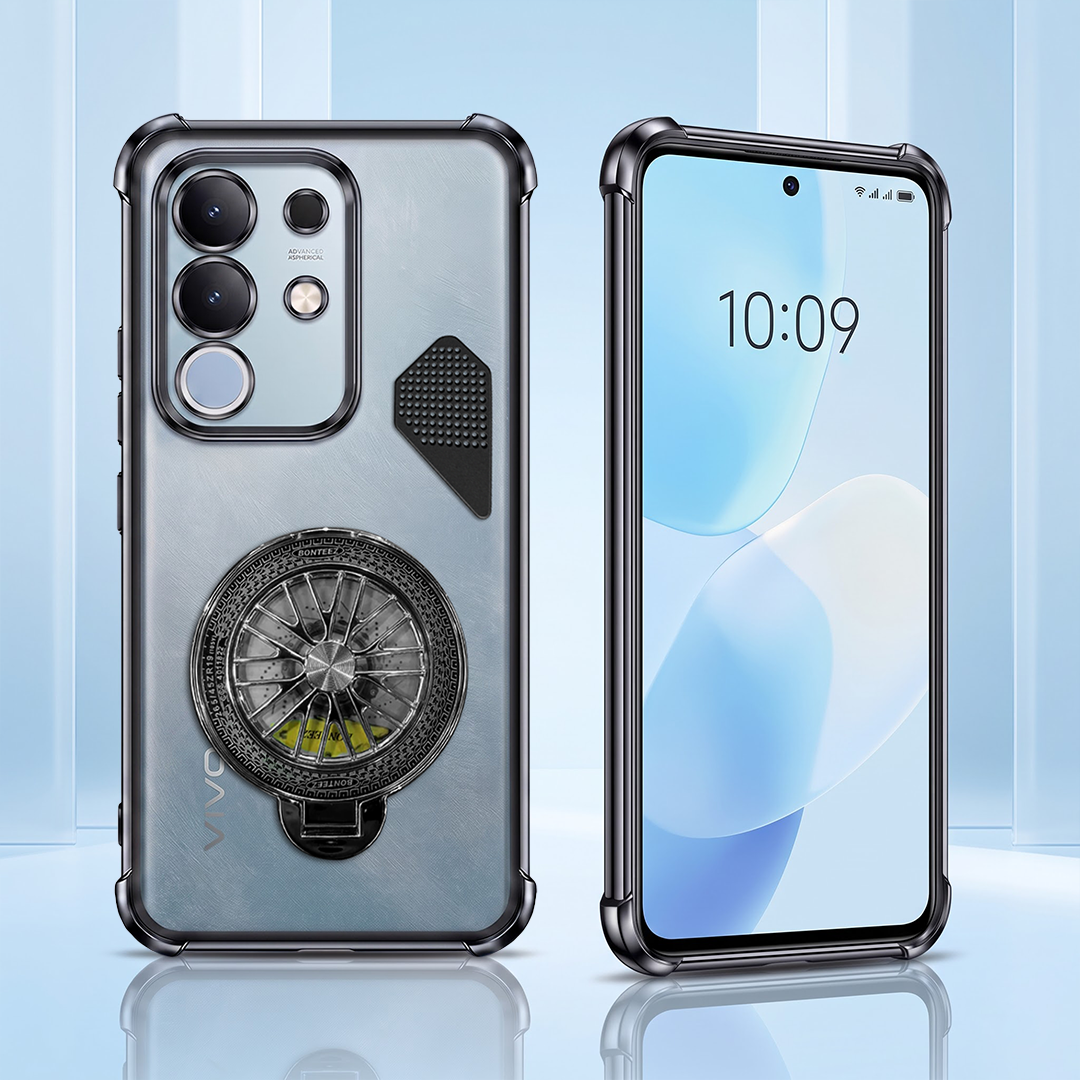 Vivo T4x 5G Stress Buster Wheel Shockproof Airbag Heat-Dissipation Case