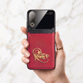 Oppo K12x 5G Om Namah Shivay 3D Gold Metal Leather Back Case
