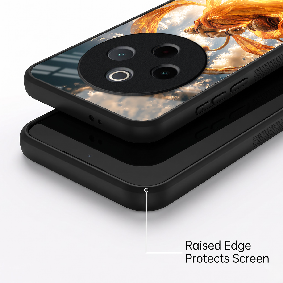 Vivo T4 5G Divine Hanuman Acrylic Glass Back Case