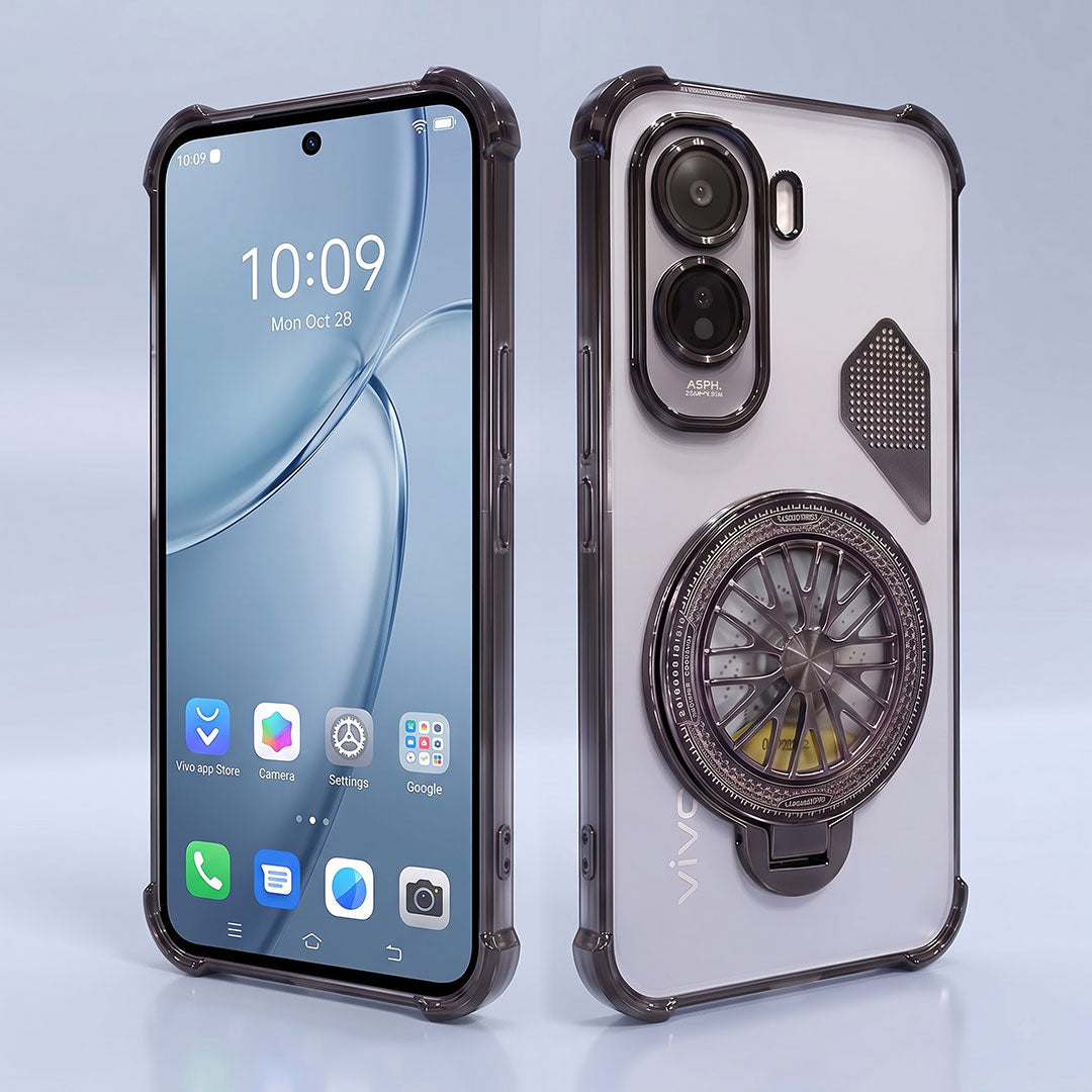 Vivo T5 Pro 5G Stress Buster Wheel Shockproof Airbag Heat-Dissipation Case