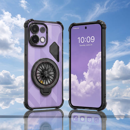 Oppo K13 5G Stress Buster Wheel Shockproof Airbag Heat-Dissipation Case