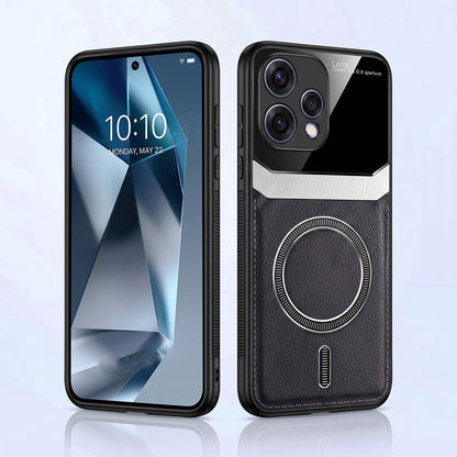 Oppo Reno 15 5G Premium Magsafe Magnetic Leather Lens Protective Case