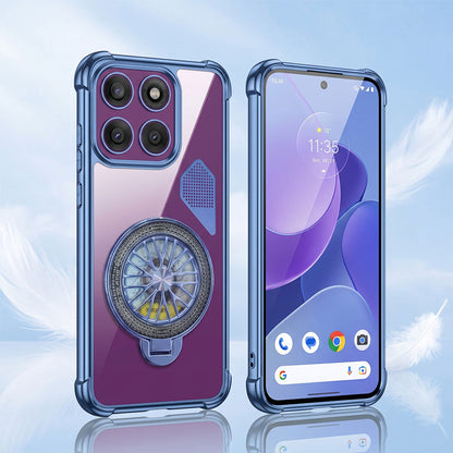 Motorola Edge 60 Pro 5G Stress Buster Wheel Shockproof Airbag Heat-Dissipation Case