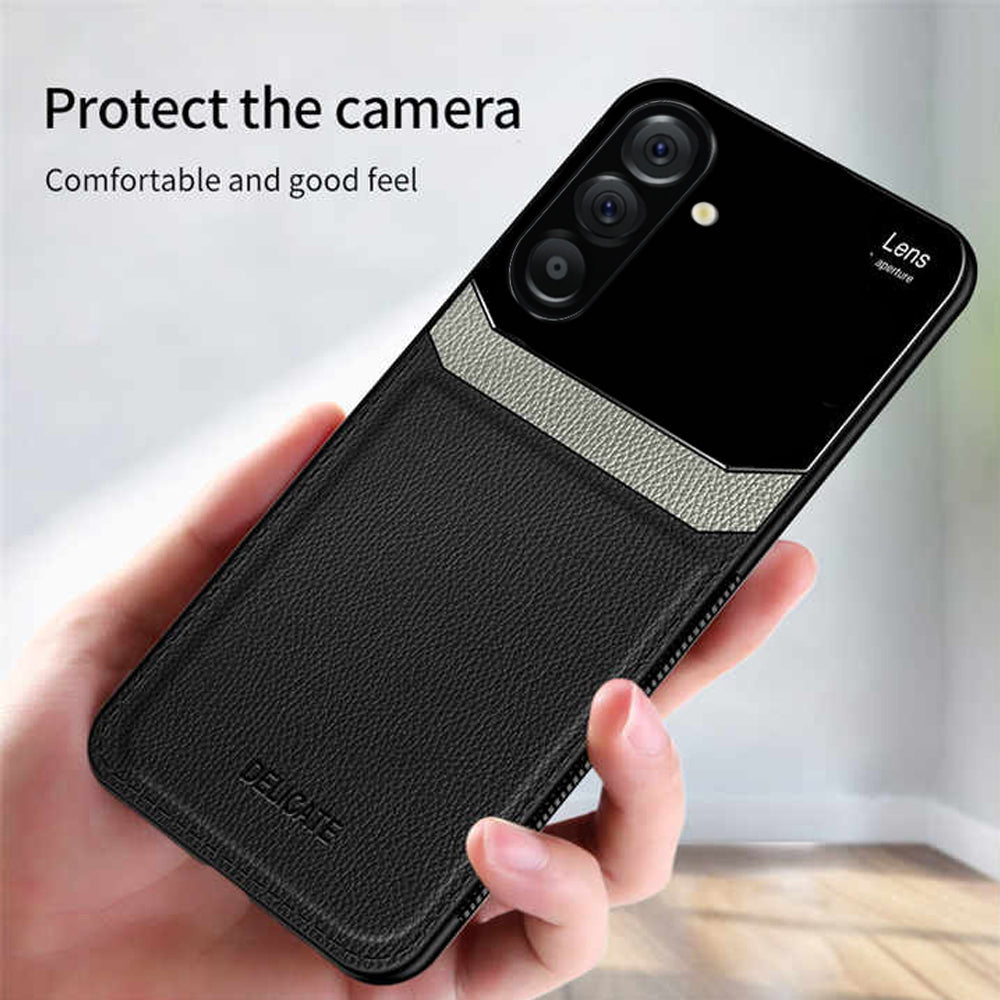 Galaxy A36 5G Premium Leather Lens Protective Case