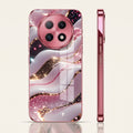 Oppo F29 Pro 5G Midnight Pearl Wave Pink Electroplated Glass Phone Back Case
