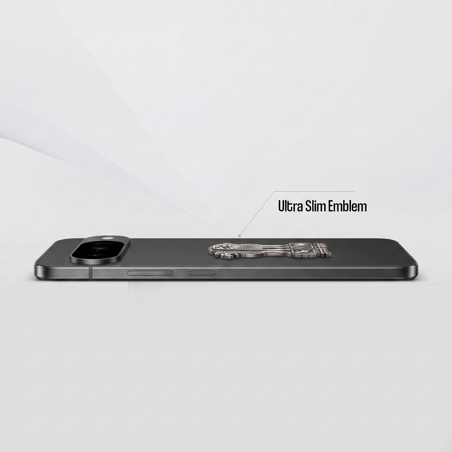 Google Pixel 10 5G Compatible Satyamev Jayate 3D Metal Emblem Sticker