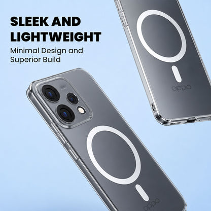 Oppo Reno 15 5G Clear Anti-Yellow MagSafe Protective Case