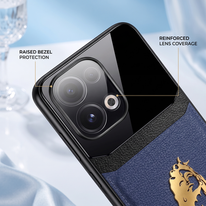 Oppo Reno13 5G Mahadev 3D Gold Metal Leather Back Case