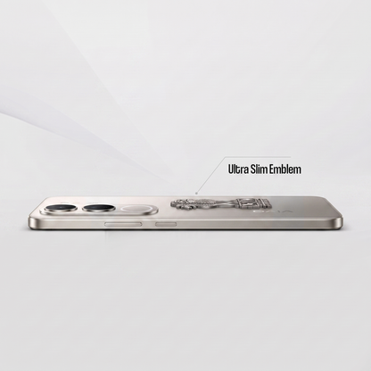 Vivo Y300 5G Compatible Satyamev Jayate 3D Metal Emblem Sticker