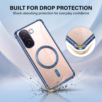 Vivo V60e 5G Premium Magnetic MagSafe Shockproof Airbag Case