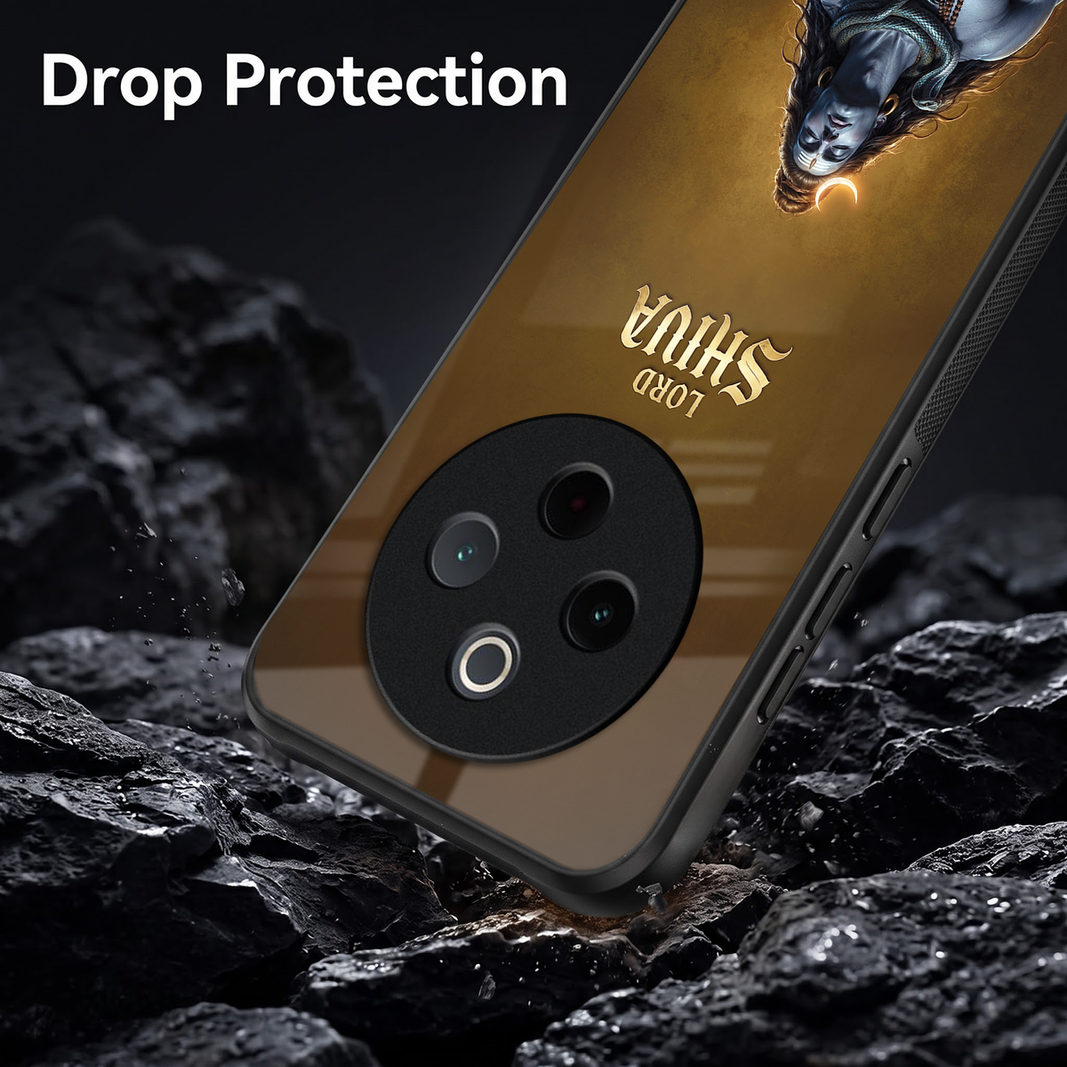 Vivo T4 5G Lord Shiva Acrylic Glass Back Case