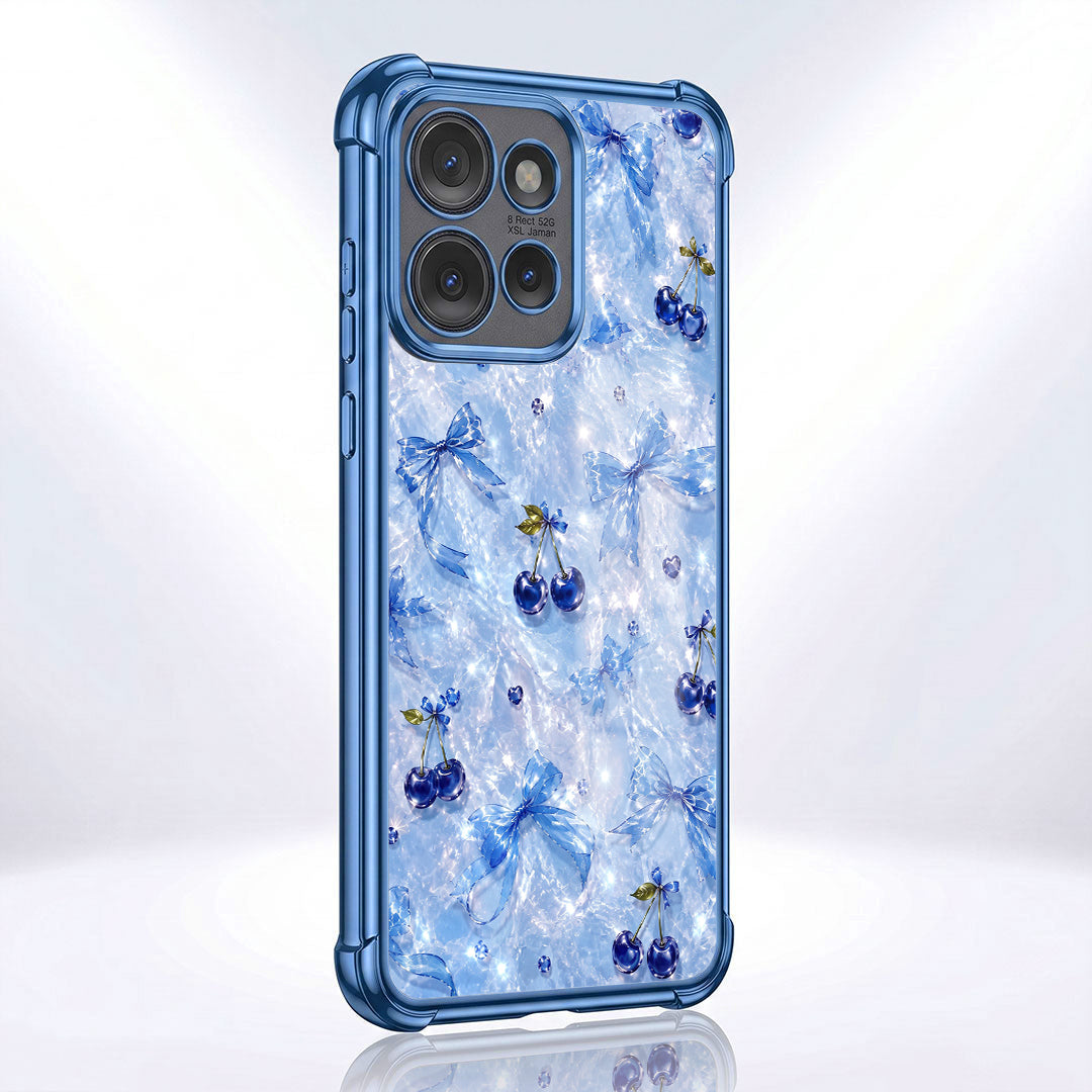 Motorola Edge 50 5G Blue Cherry Airbags Printed Back Case