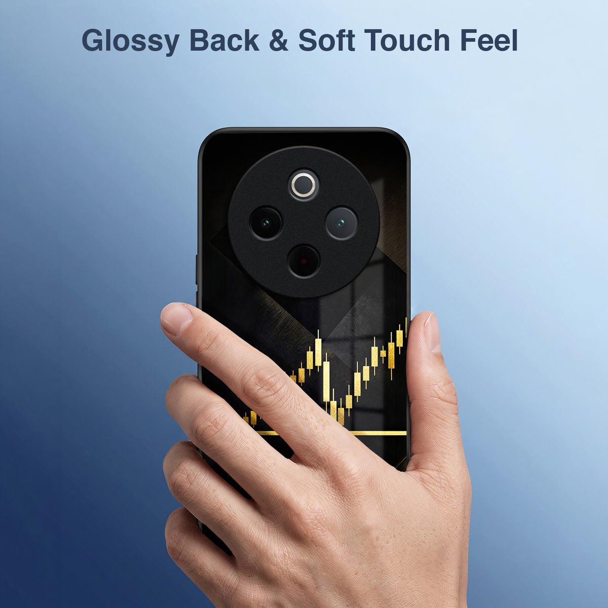 Vivo T4 5G Trading Candles Acrylic Glass Back Case